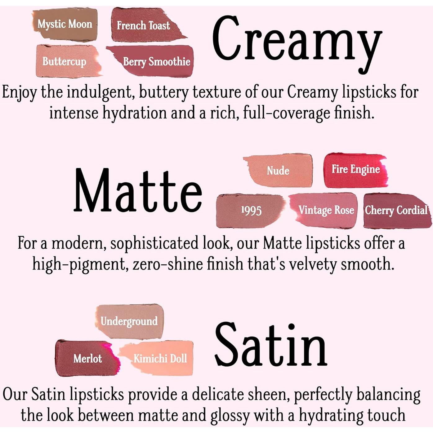 Barra de Labios Gerard Cosmetics 1995 Rosa Malva Mate 4g