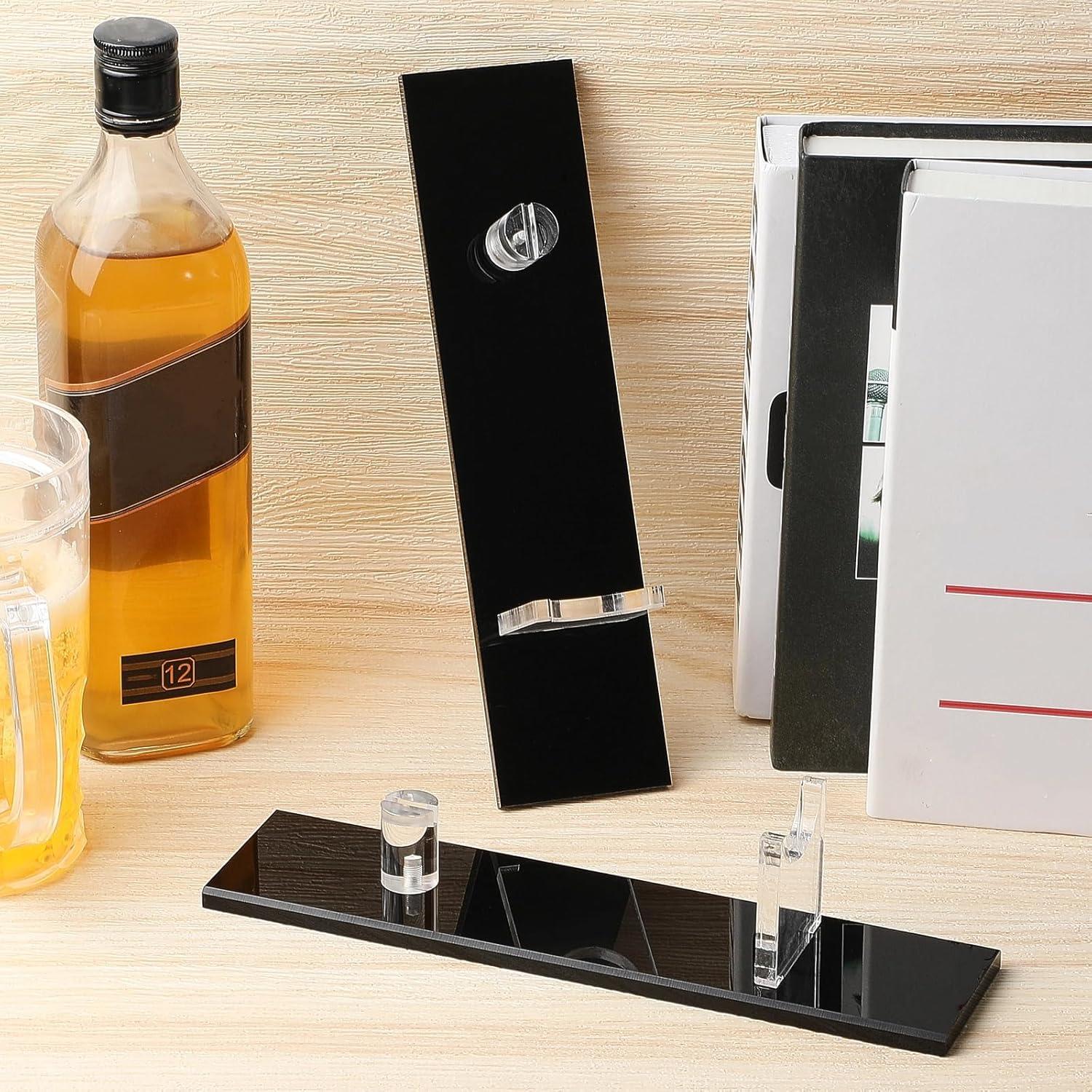 Soporte de Exhibición para Cuchillos Yookeer 2 Piezas Acrílico Negro