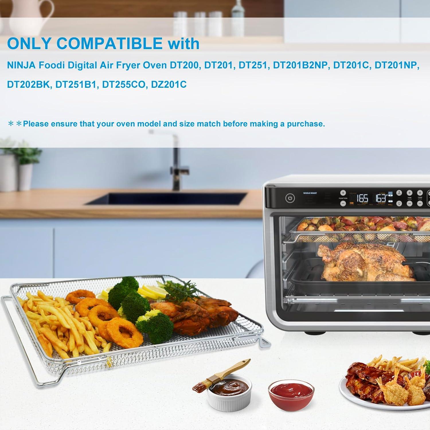 Cesta de Horno de Aire Ninja Foodi 36.6x29cm Acero Inoxidable