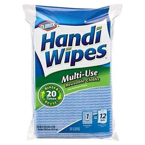 Paños Reutilizables Clorox Handi Wipes - 36 Unidades Multiuso