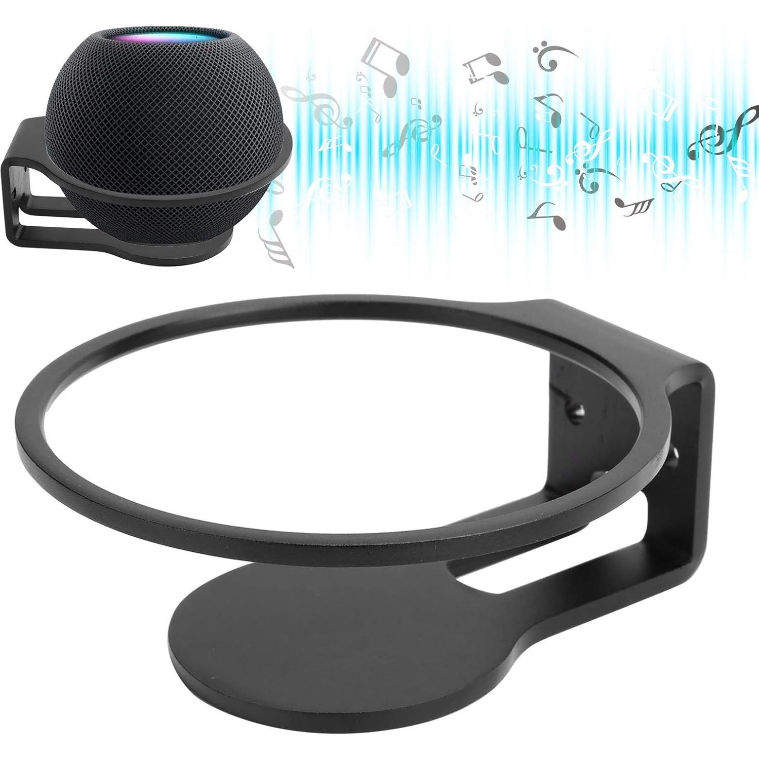 Soporte de Pared para HomePod Mini ASHATA - Aluminio Negro