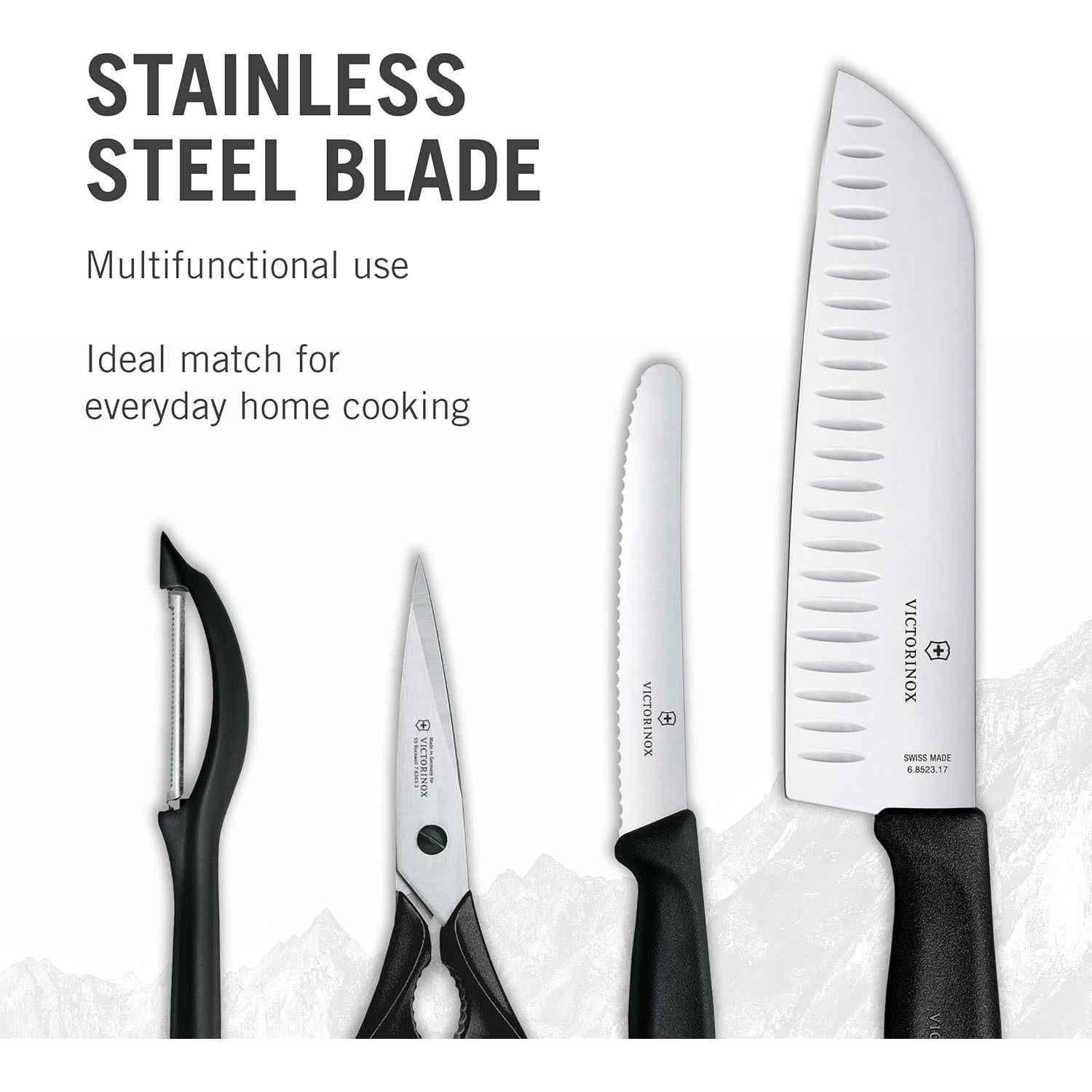 Juego de Cocina Victorinox Suizo 4 Piezas Acero Inoxidable