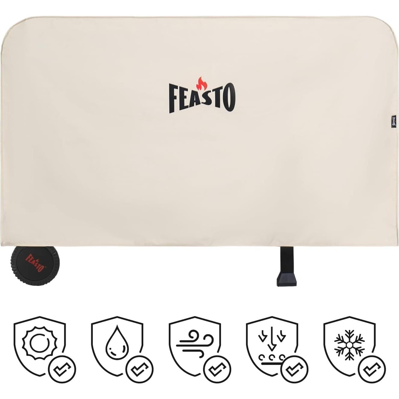 Mesa Carrito de Preparación de Alimentos Feasto 3 Estantes Acero Inoxidable