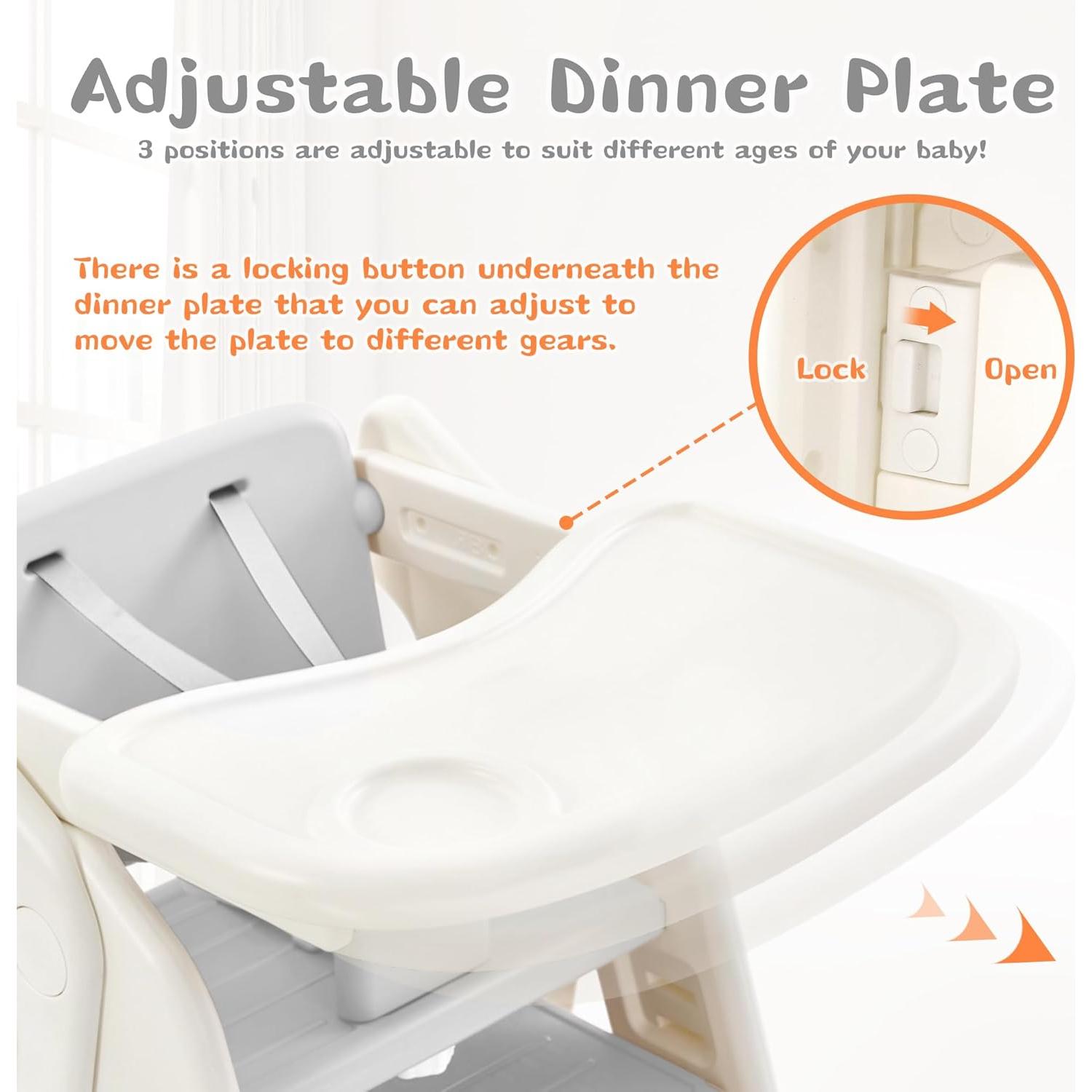 Escalera Plegable para Niños JooKiddie 4-en-1 Ajustable Gris