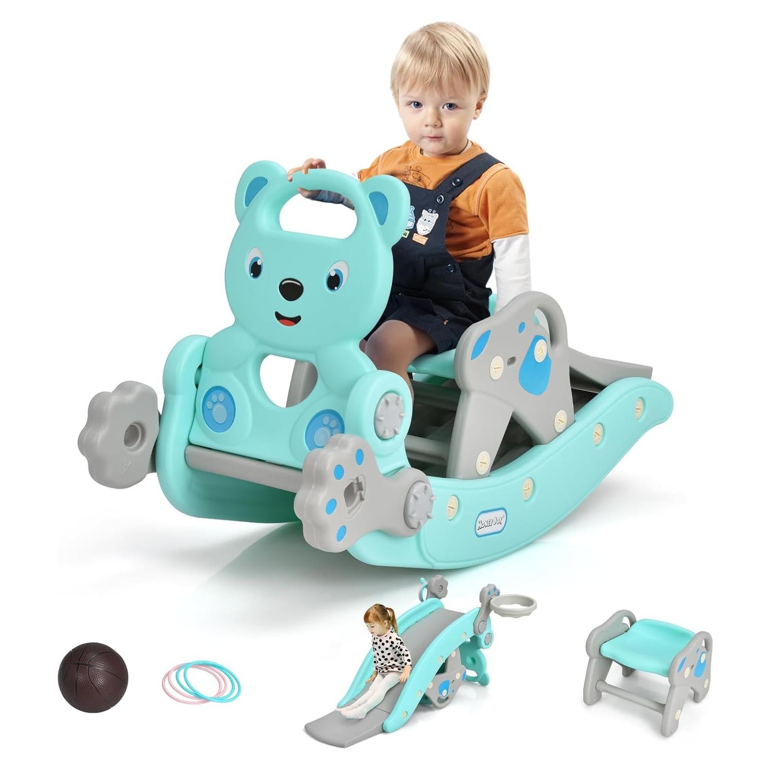 Juguete de Deslizamiento GLACER 5 en 1 para Niños Verde