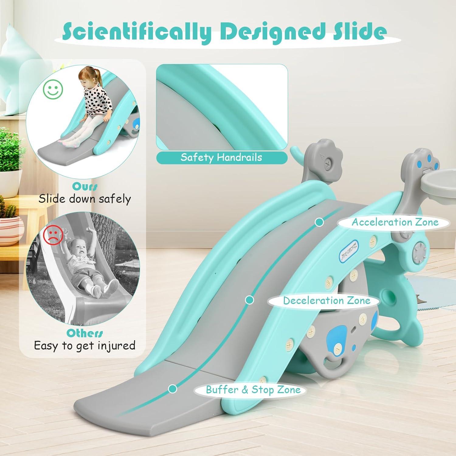 Juguete de Deslizamiento GLACER 5 en 1 para Niños Verde