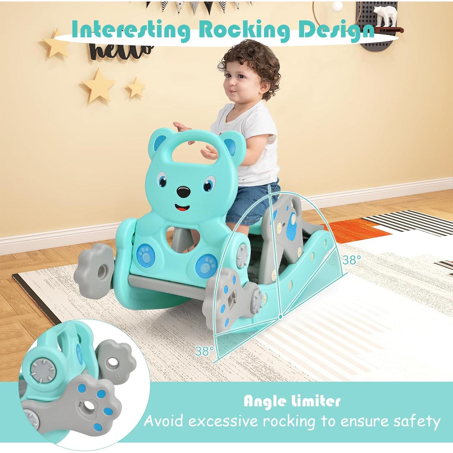 Juguete de Deslizamiento GLACER 5 en 1 para Niños Verde