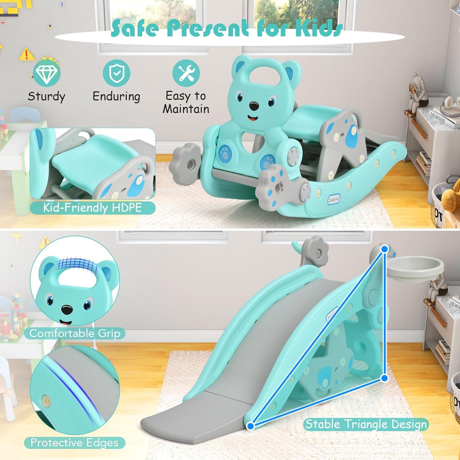 Juguete de Deslizamiento GLACER 5 en 1 para Niños Verde