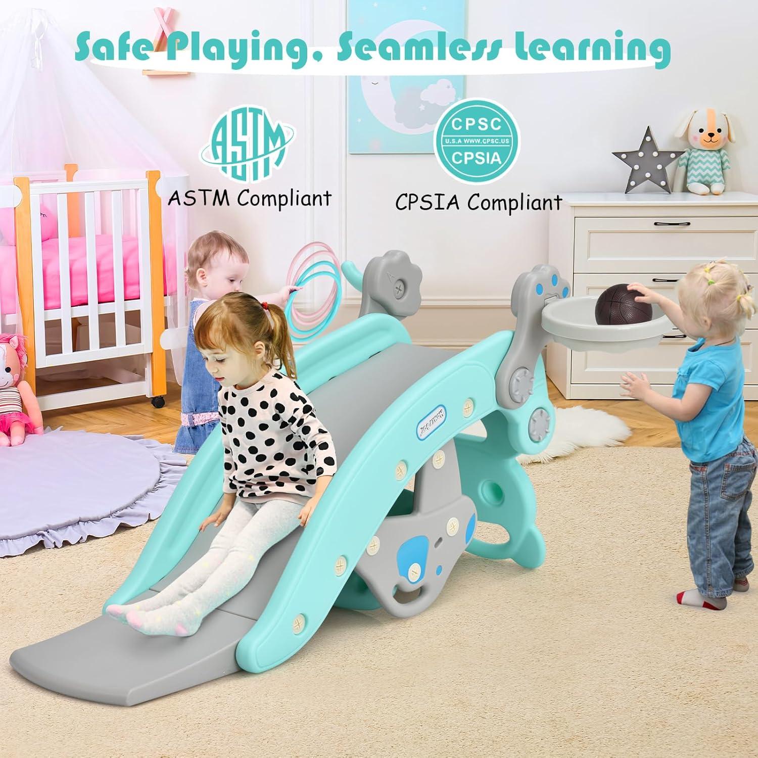 Juguete de Deslizamiento GLACER 5 en 1 para Niños Verde