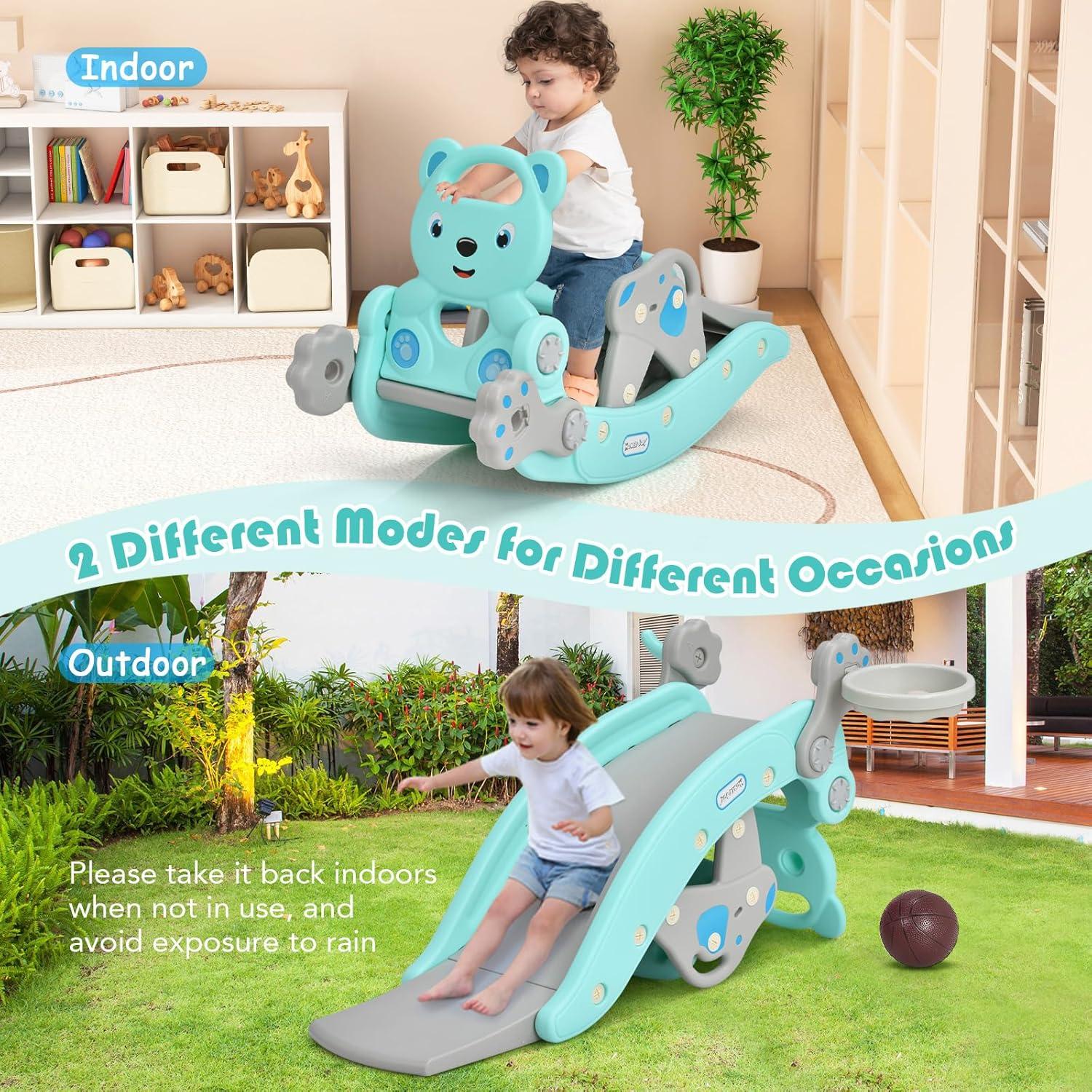 Juguete de Deslizamiento GLACER 5 en 1 para Niños Verde