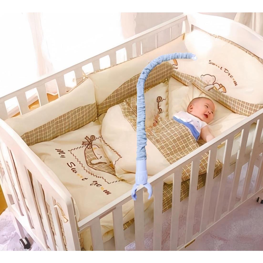 Brazo Móvil para Cuna Accfore Ajustable con Funda Gris