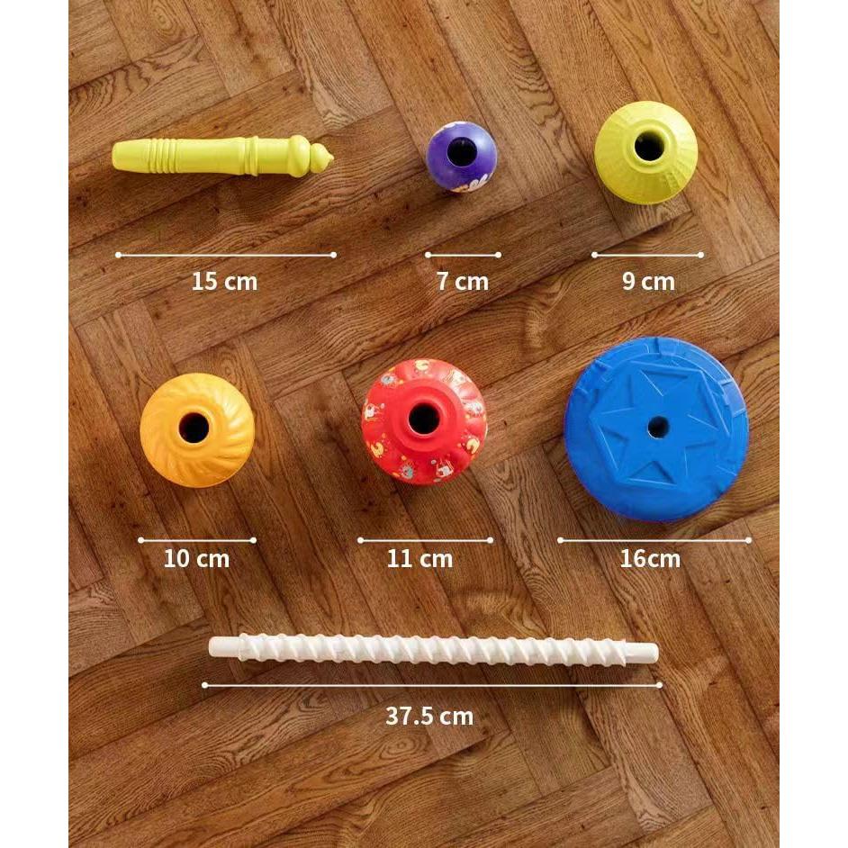 Juguete de Apilamiento Giratorio YUSIMEI para Bebés 16x16x37cm