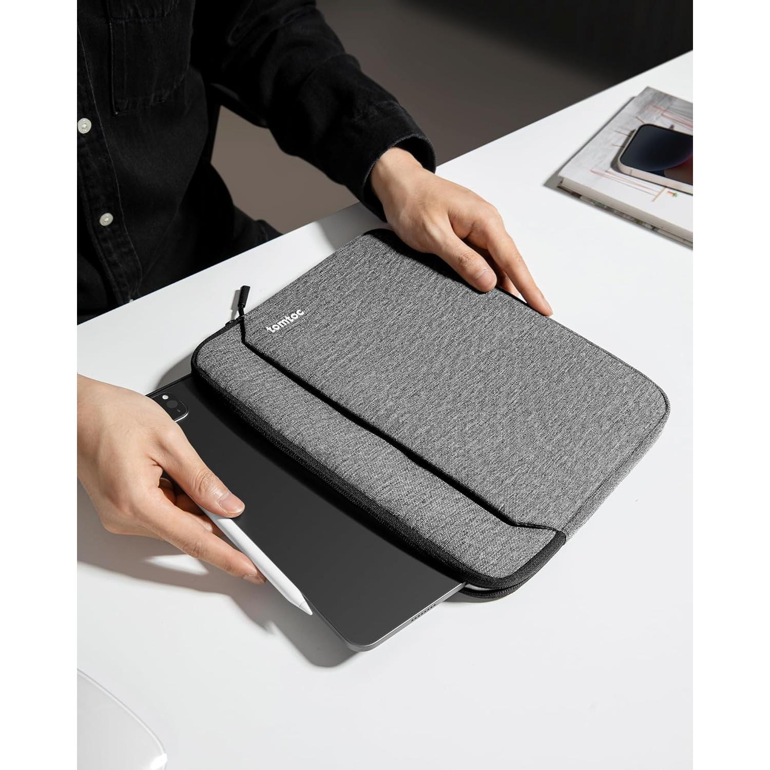 Funda tomtoc para iPad 11" 2025, Air y Pro, Gris