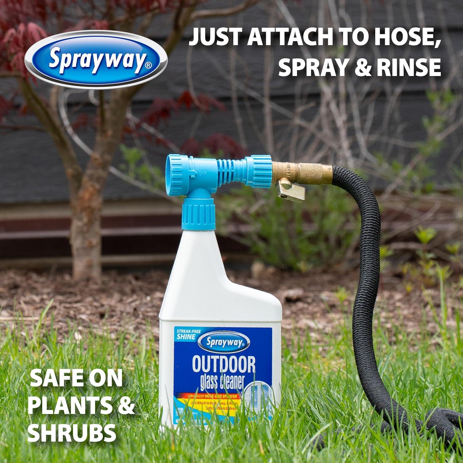 Limpiador de Vidrios Sprayway 0.95L - Brillo Sin Rayas