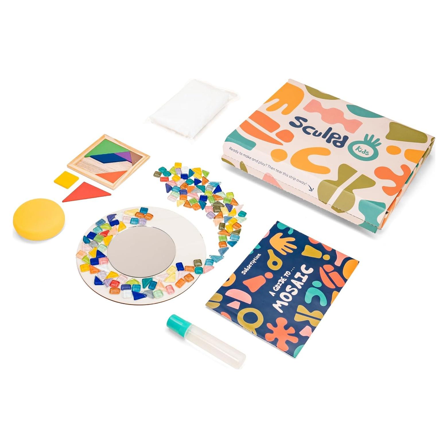 Kit de Mosaico Sculpd para Niños de 4 a 6 Años - Manualidades Creativas