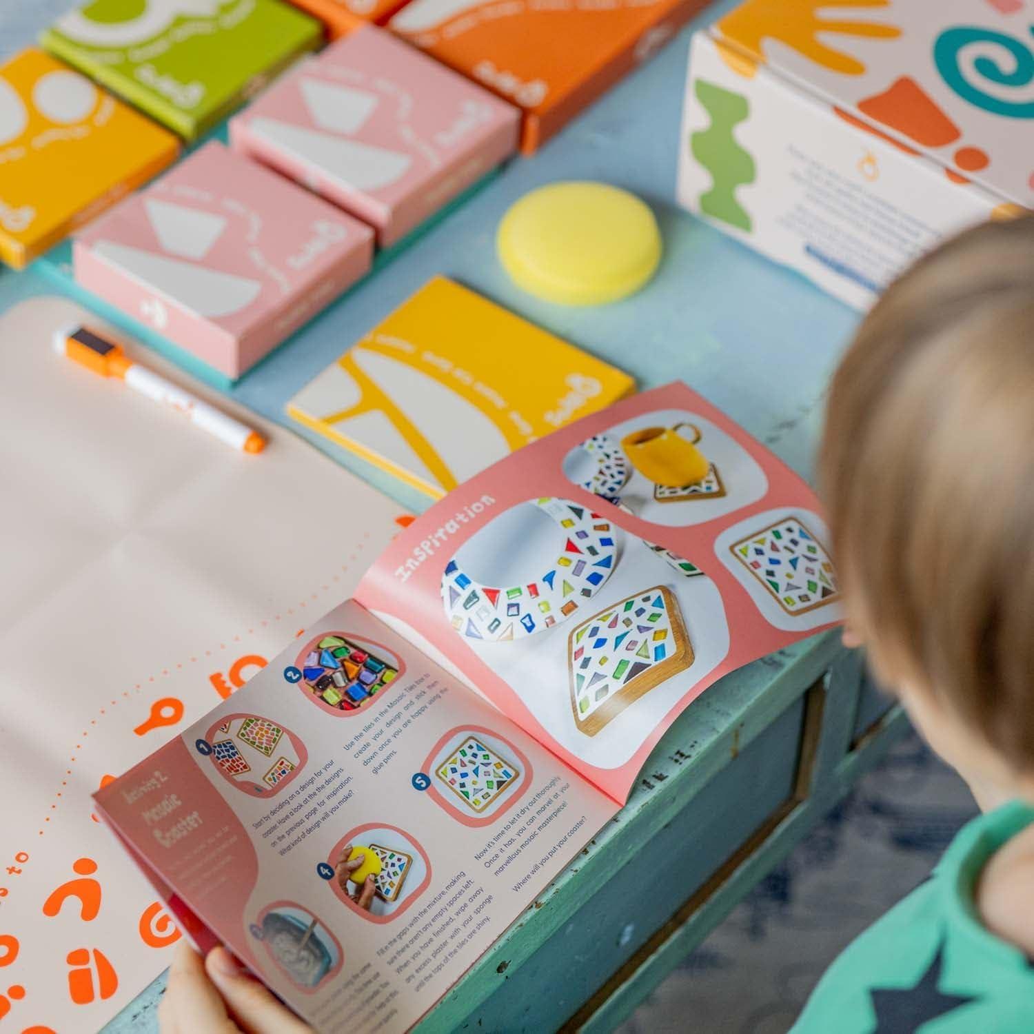 Kit de Mosaico Sculpd para Niños de 4 a 6 Años - Manualidades Creativas