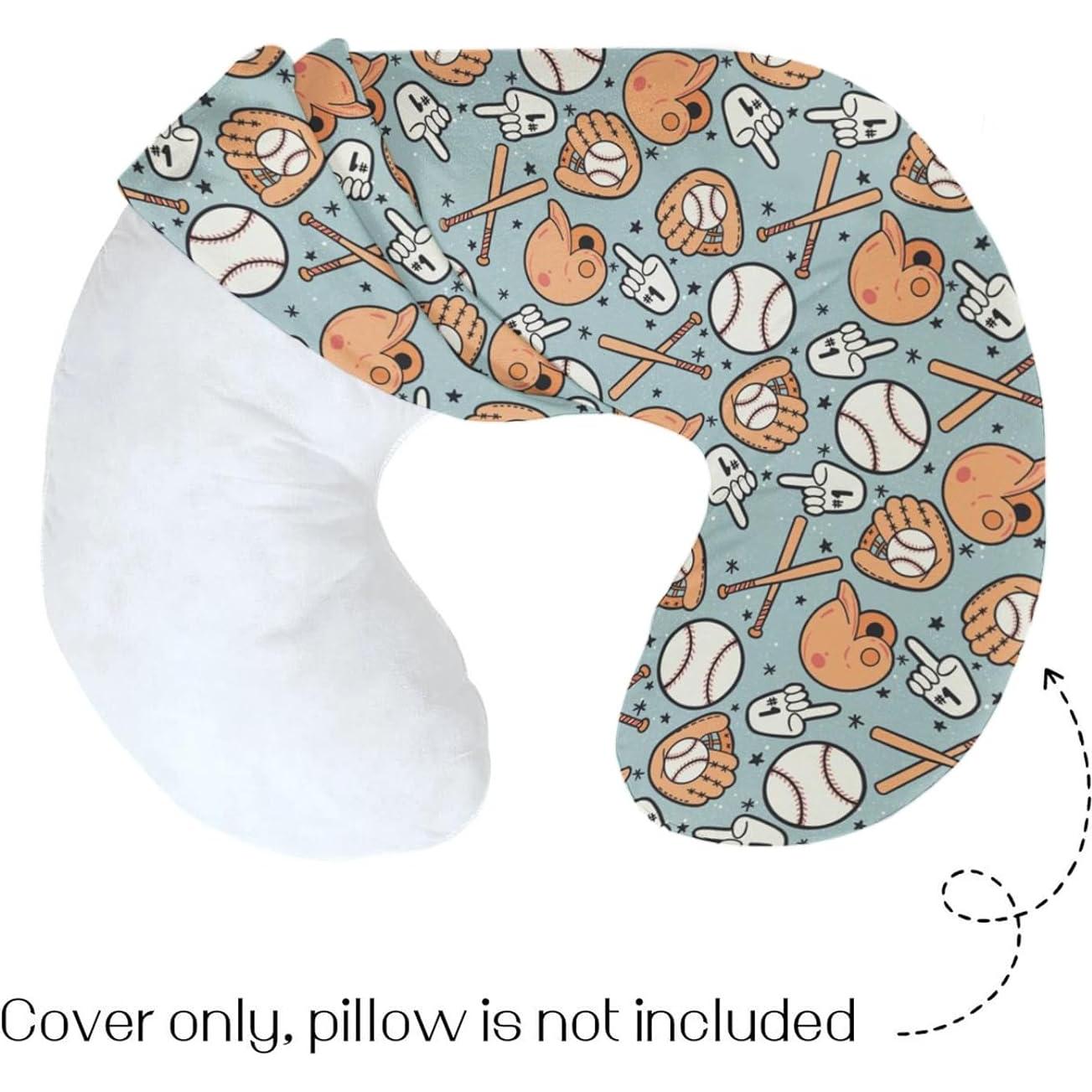 Funda de Almohada de Lactancia HawSkgFub Béisbol 55.88x45.72cm