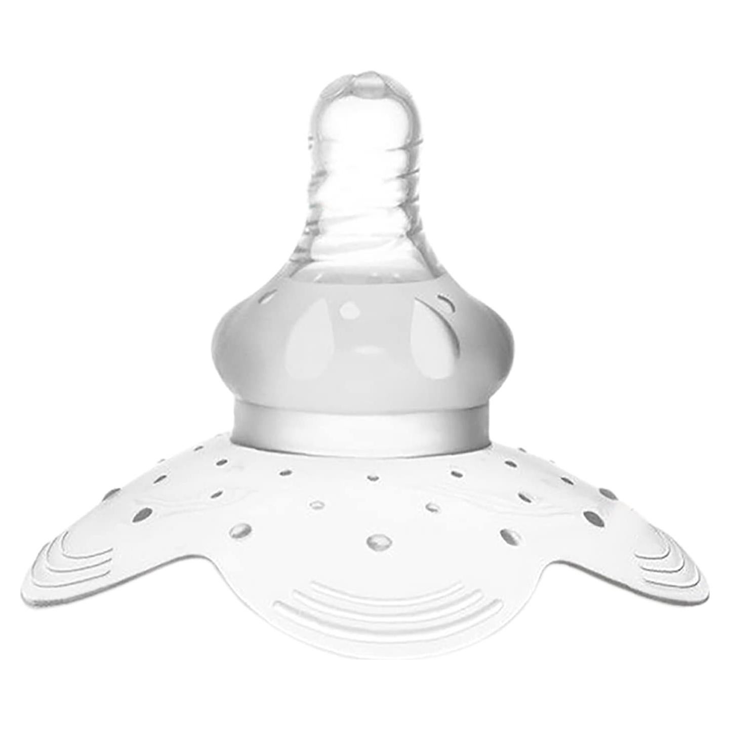 Escudo de Pecho OUROBOT de Silicona para Lactancia - Blanco