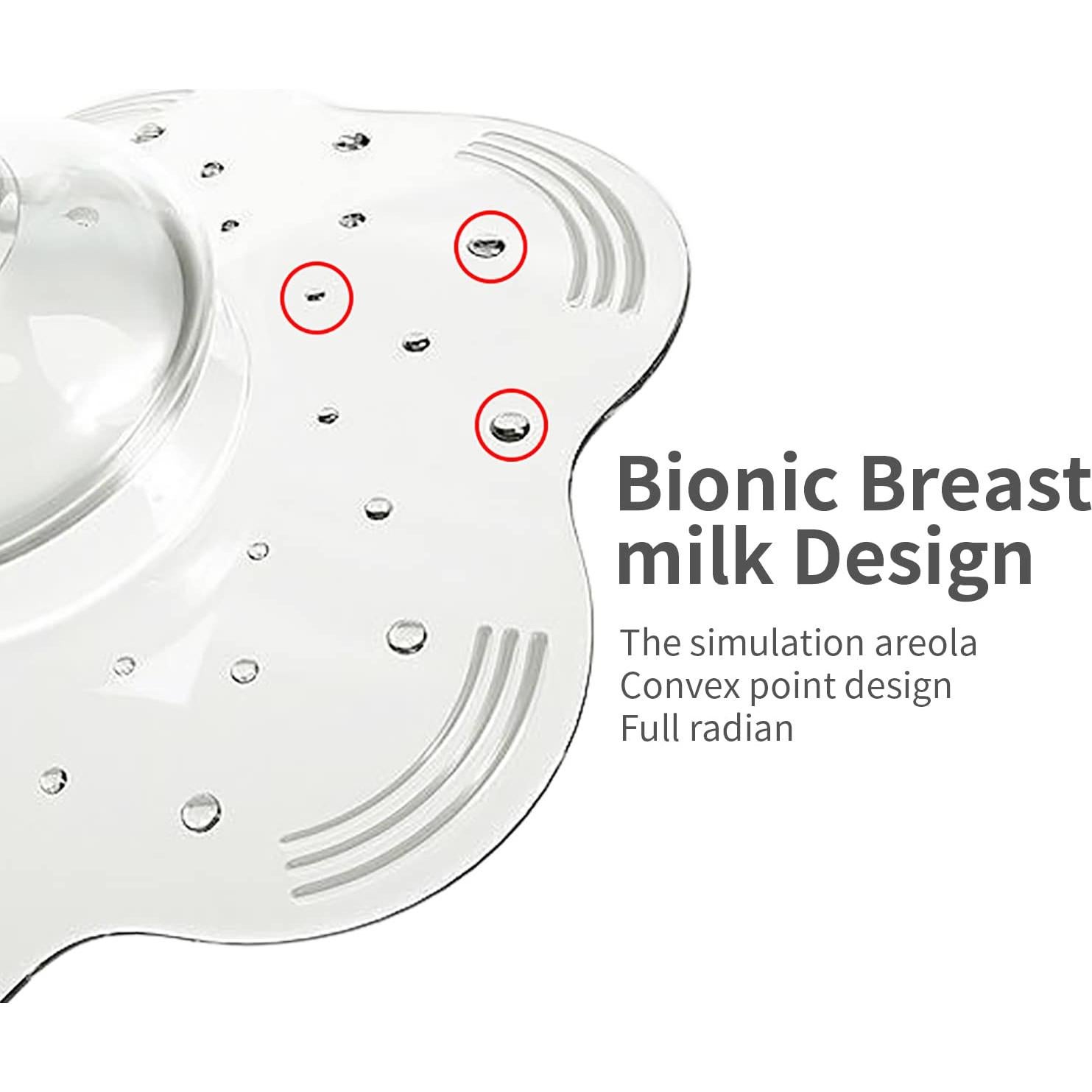 Escudo de Pecho OUROBOT de Silicona para Lactancia - Blanco