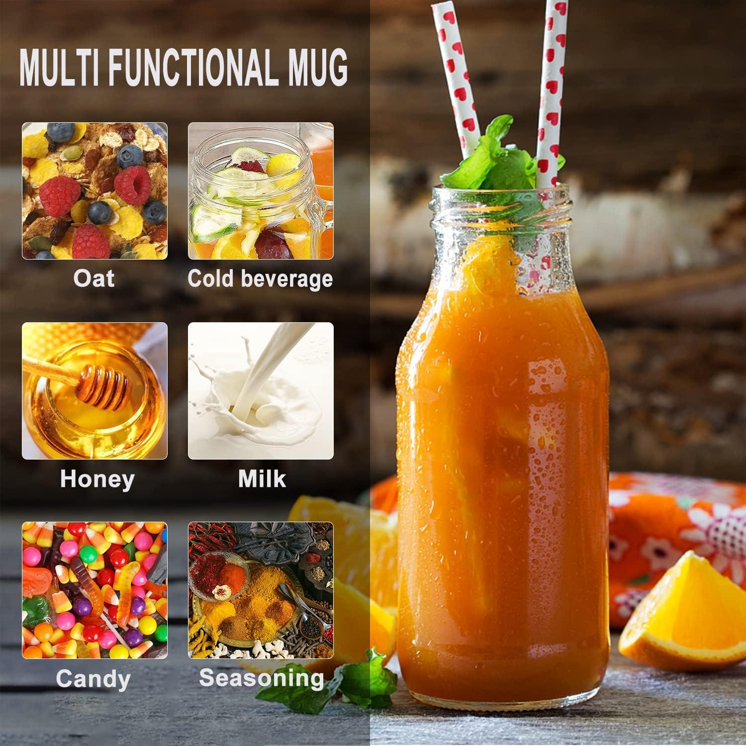 Botellas de vidrio QAPPDA 350ml con tapa negra hermética - Set 20