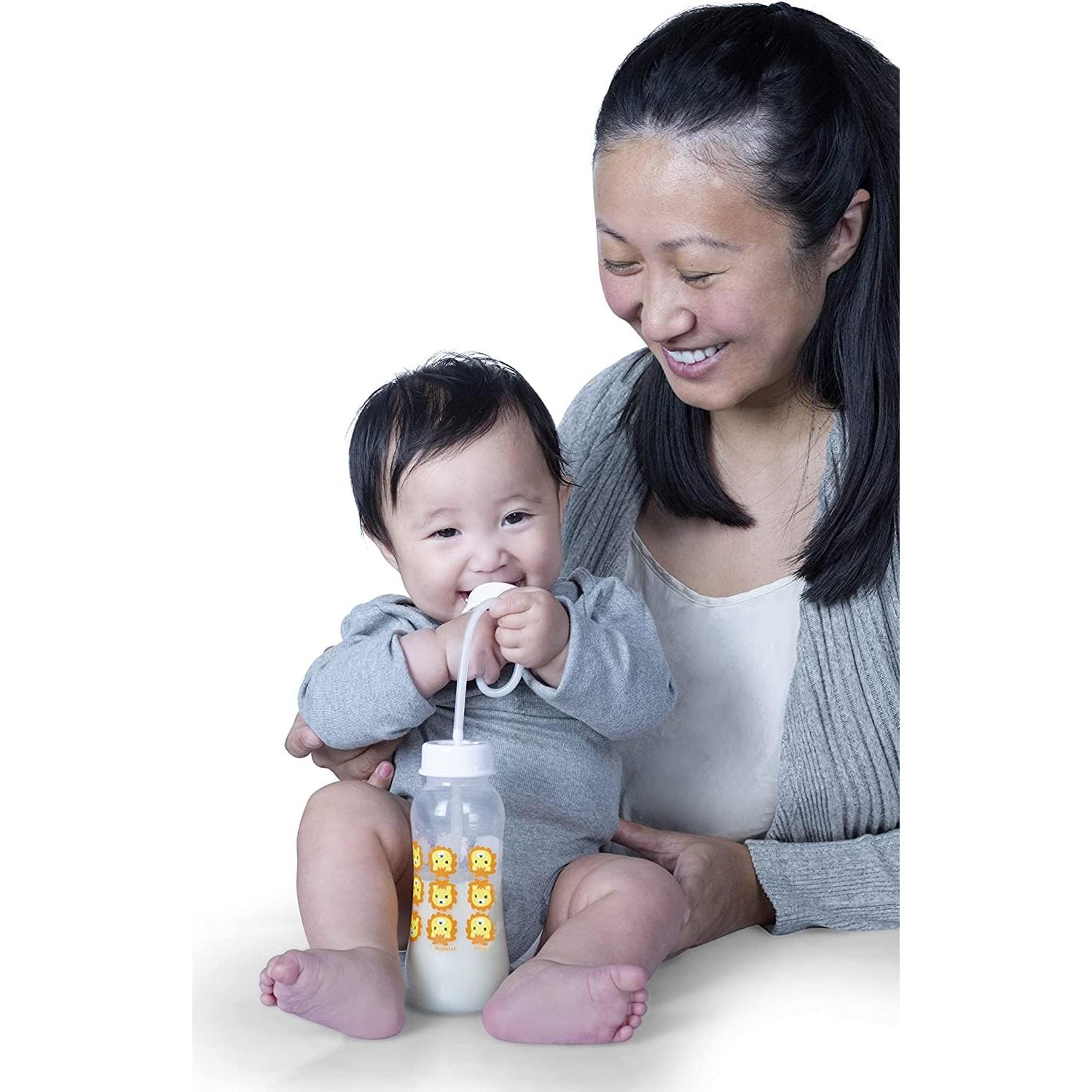 Botella Anti-Cólico para Bebés 4 oz - Set de 2 Azul