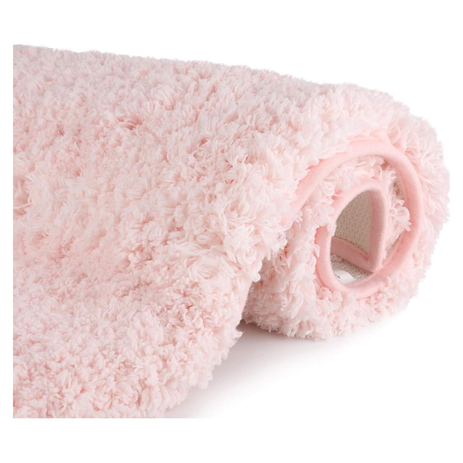 Alfombrilla de baño Sheepping Rosa 81.3x50.8 cm Antideslizante