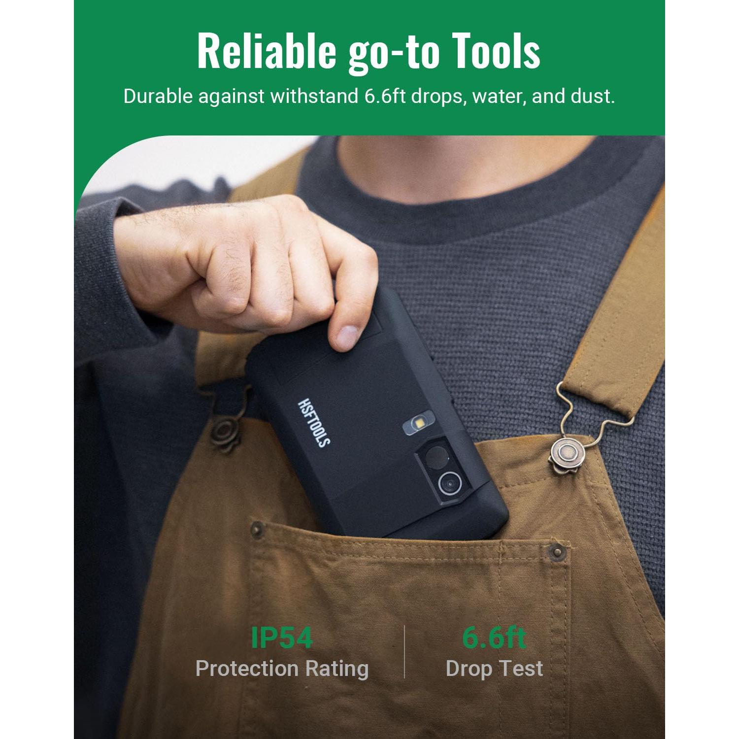 Cámara Térmica HSFTOOLS HP96, 240x240, Pantalla 3.5"