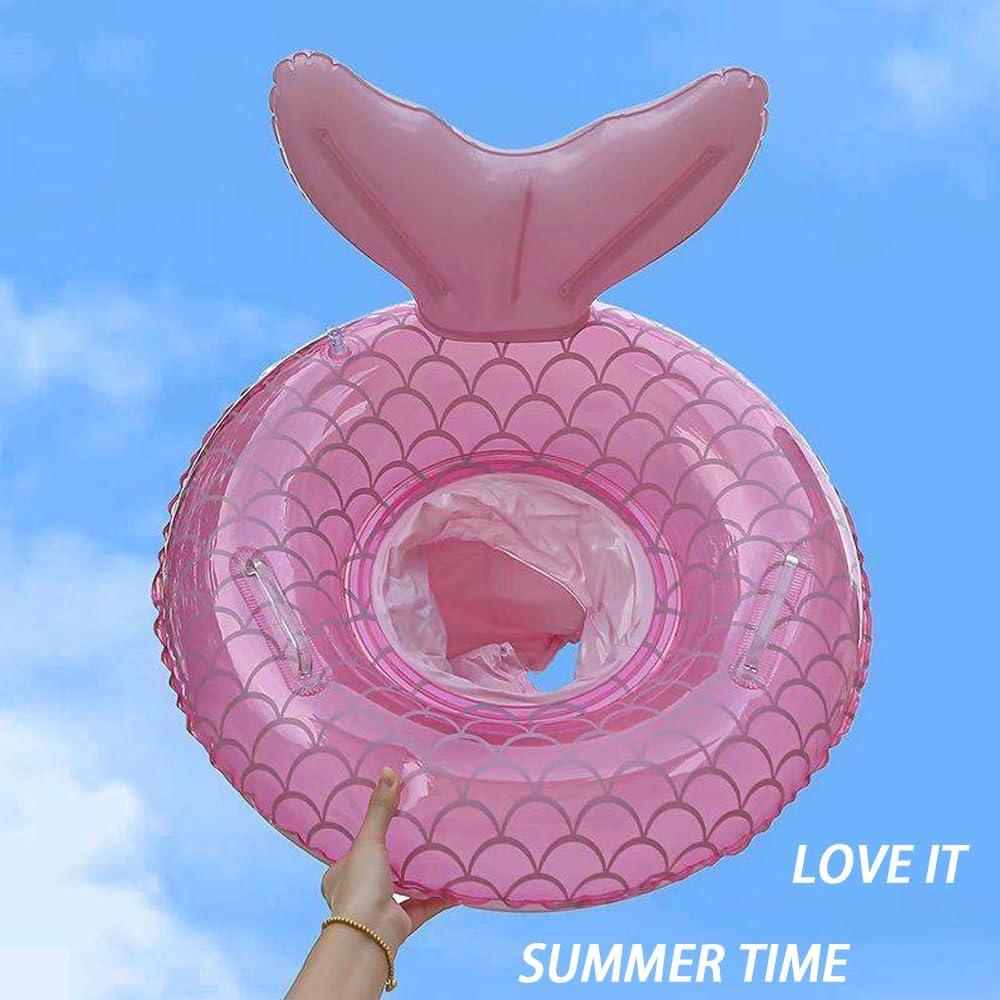 Flotador Inflable para Bebés UMBWORLD Sirena Rosa 20kg