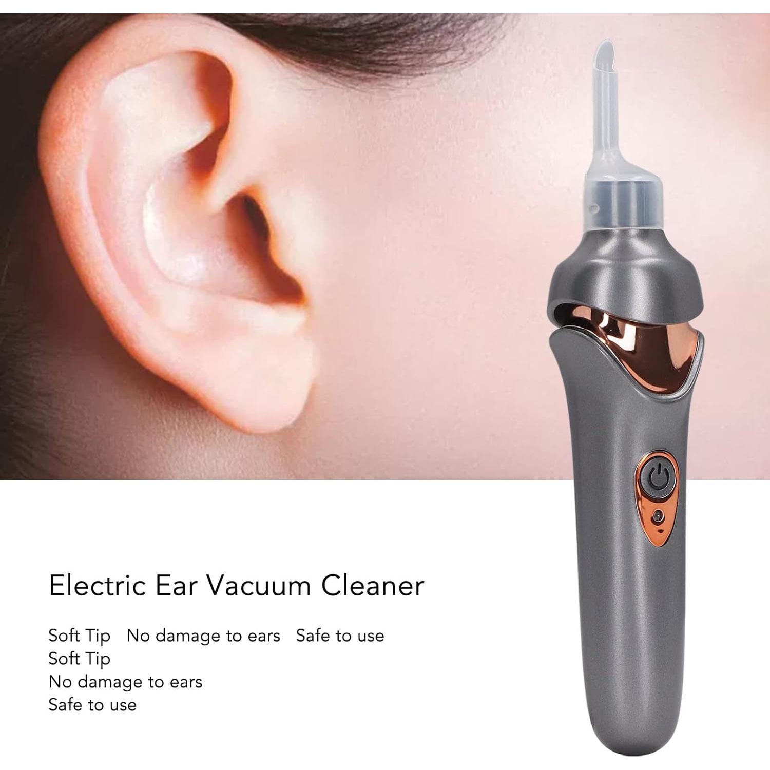 Limpiador de Oído Eléctrico Jiawu 5 en 1 con Luz LED