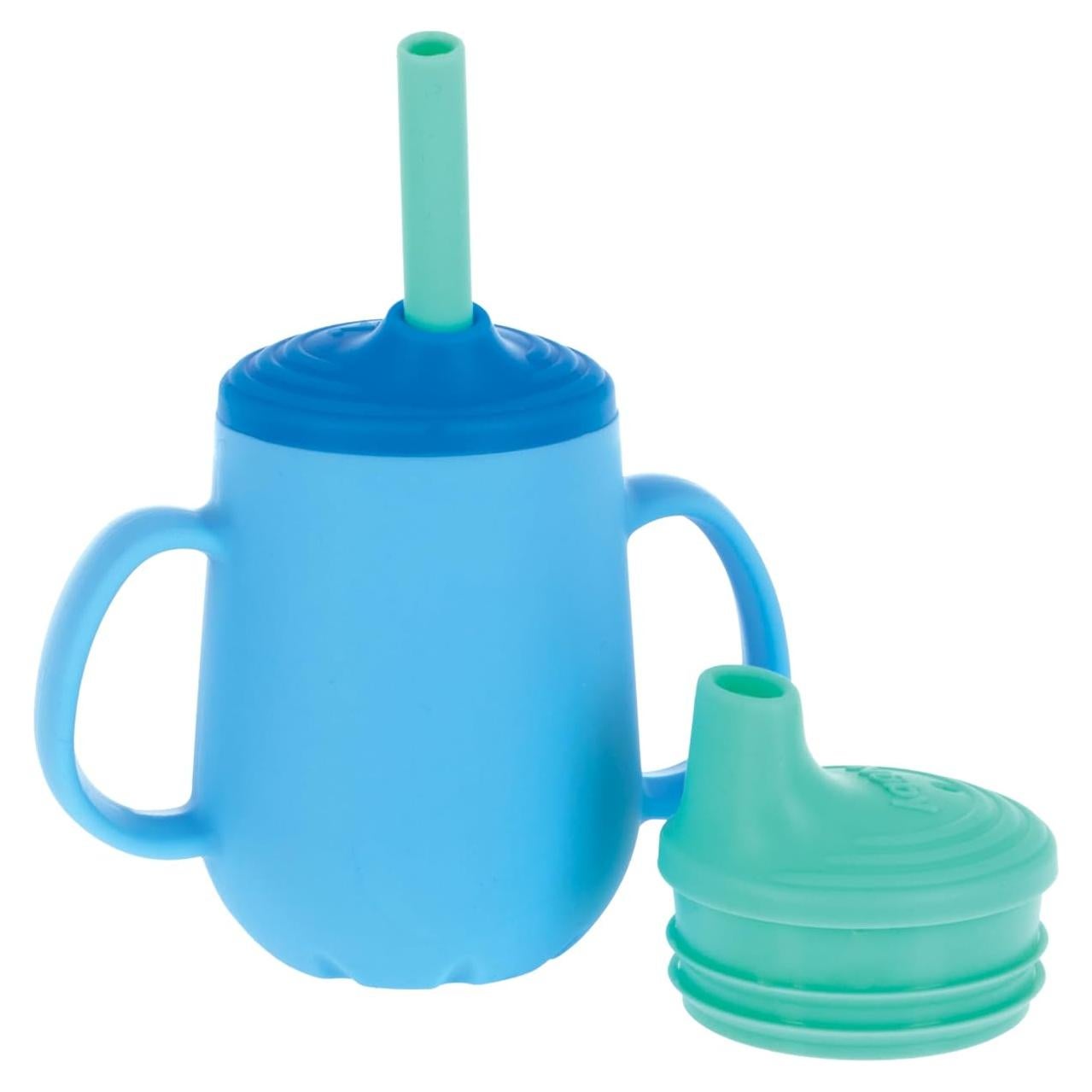Nuby Set de Tazas de Entrenamiento 3 Etapas 120 mL Azul