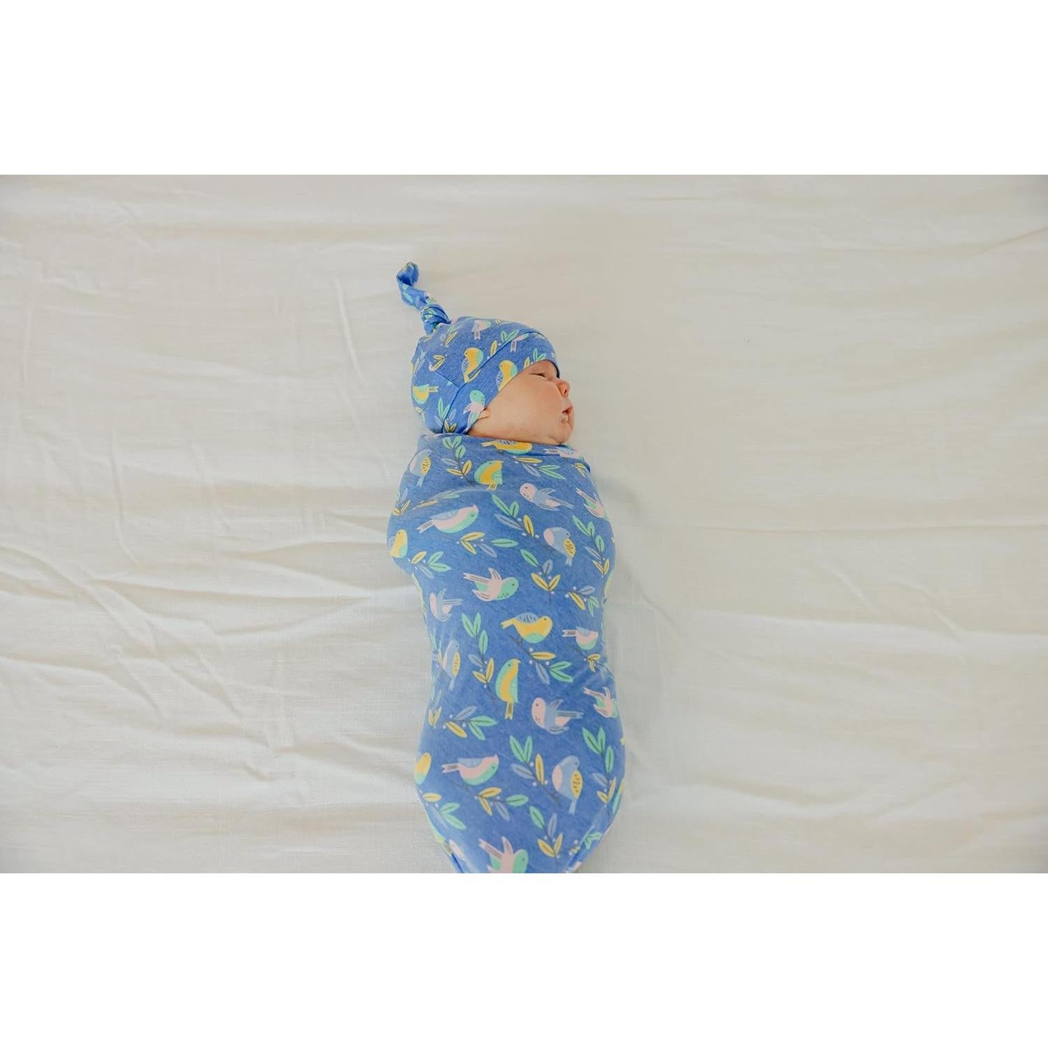 Manta de Envolver Copper Pearl Birdie 117x117 cm Suave y Elástica