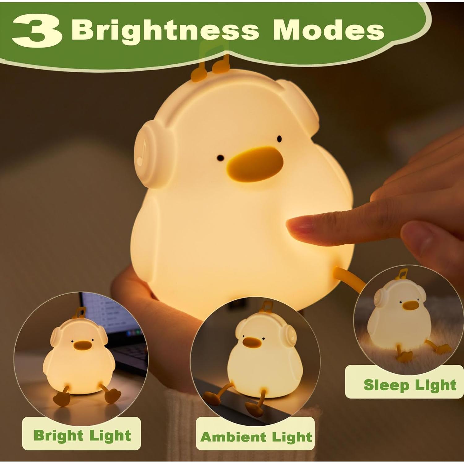 Lámpara Nocturna de Pato Squishy LED Dreaming My Dream