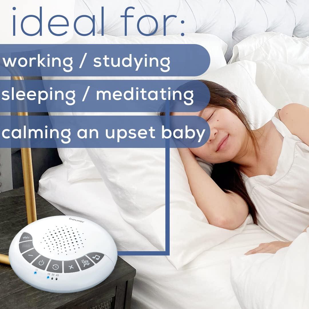 Máquina de Ruido Blanco Beurer SL15 con 4 Sonidos Relajantes