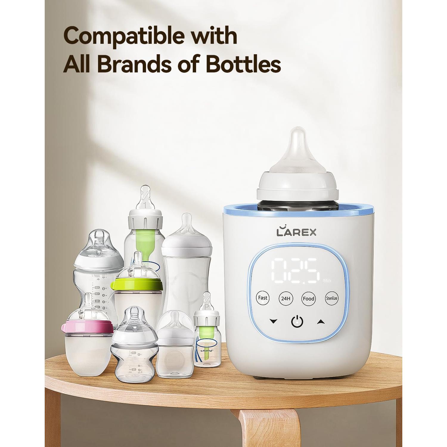 Calentador de Botellas LAREX 8 en 1 Digital Libre de BPA