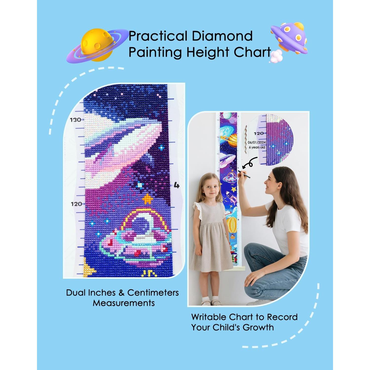 Kit de Pintura de Diamante 5D ForeverYoung Gráfico de Crecimiento 120x10cm