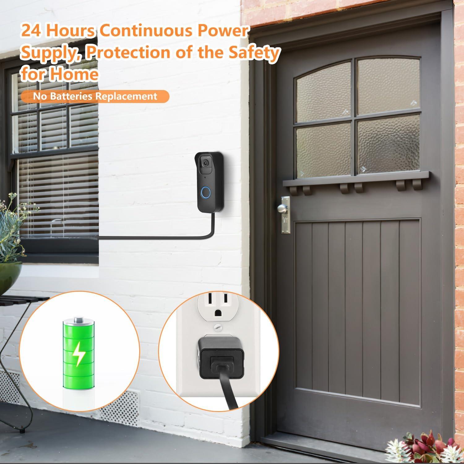 Cable de Alimentación 2 en 1 Goldtime para Blink Video Doorbell 5m