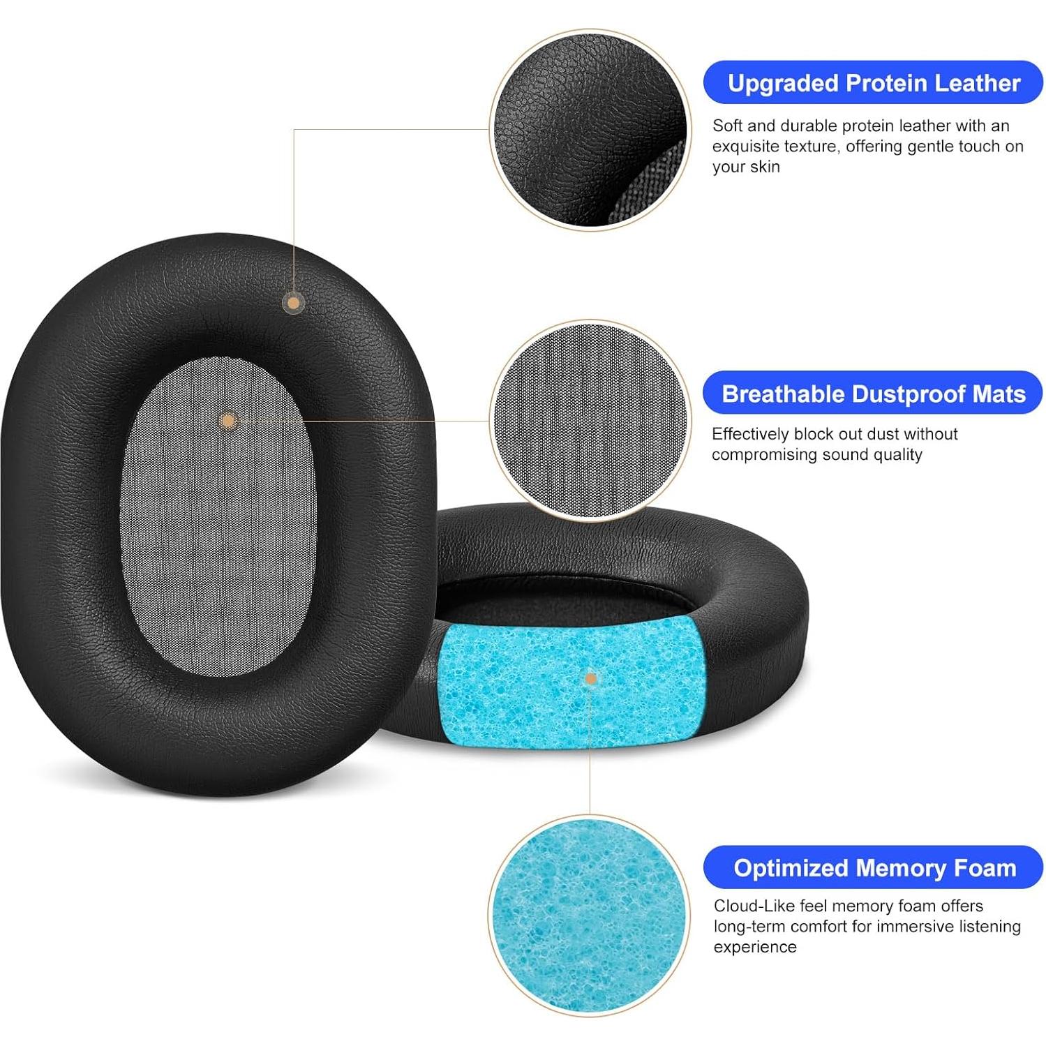 Almohadillas de Reemplazo Auriculares Sony WH-1000XM5 Aurivor