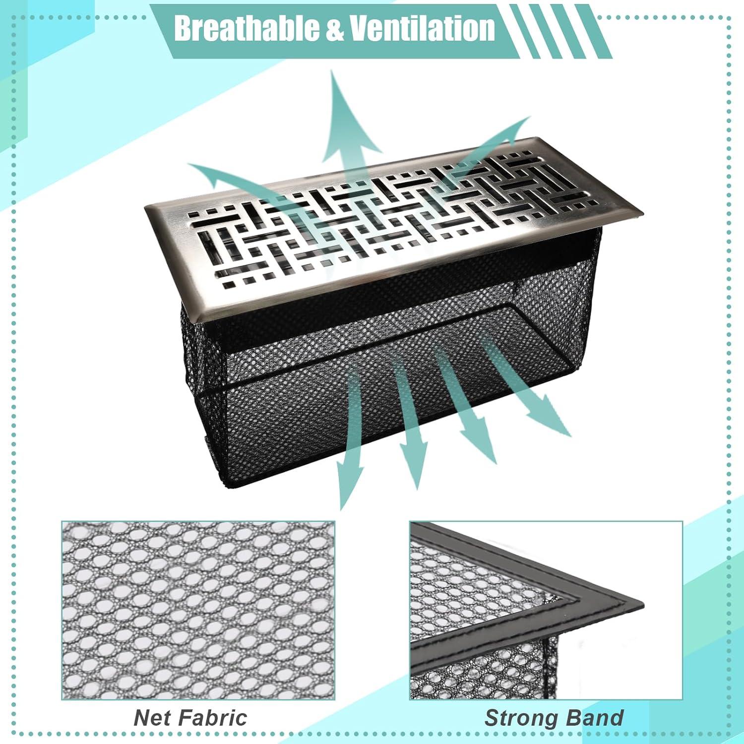 Cubierta de Registro de Piso 6 Piezas AngleKai 10x25.4 cm