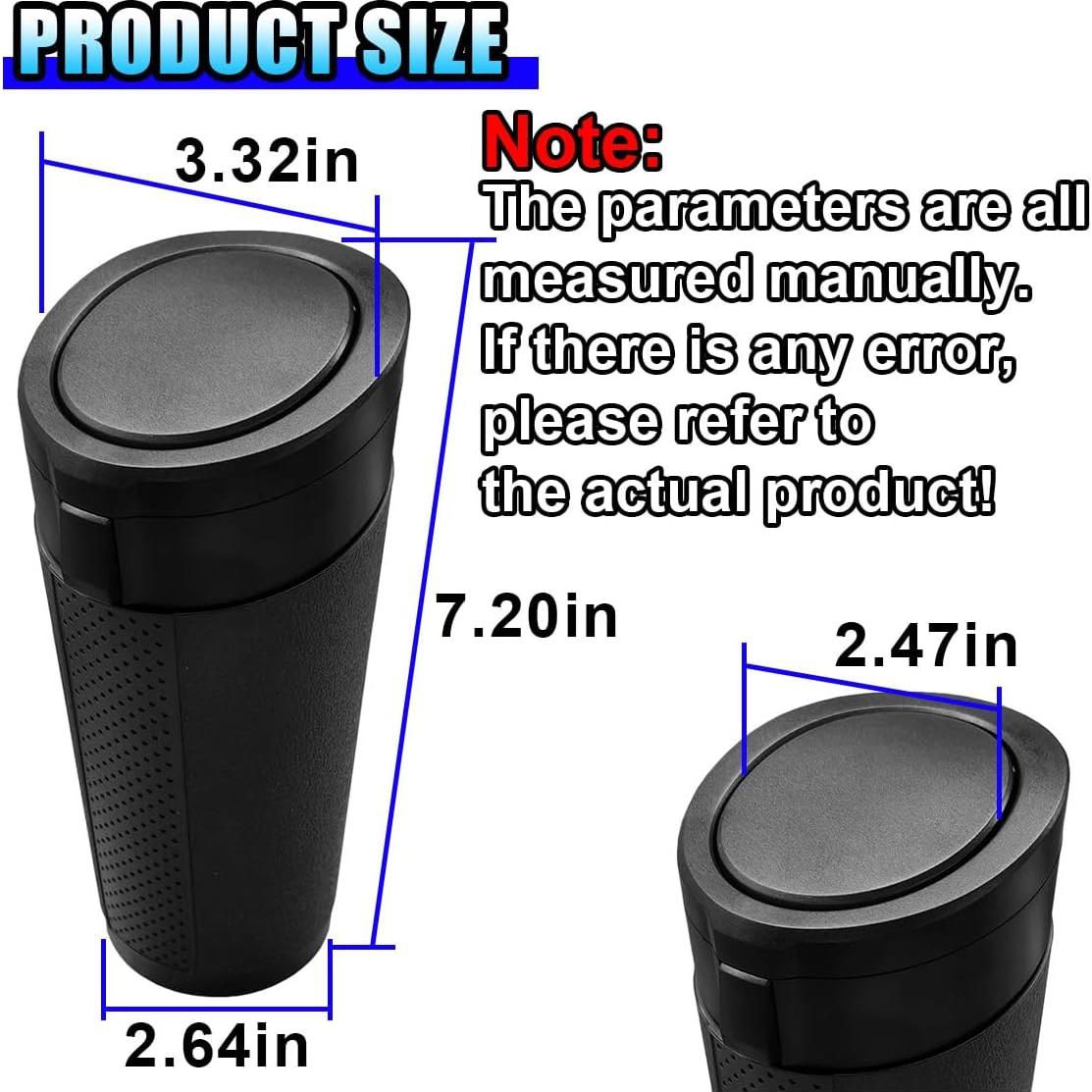 Bote de Basura para Auto GAOLAOSY a Prueba de Fugas 850ml
