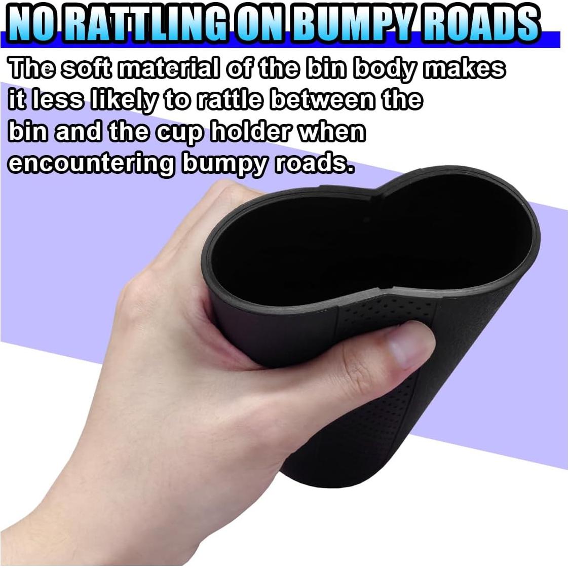 Bote de Basura para Auto GAOLAOSY a Prueba de Fugas 850ml