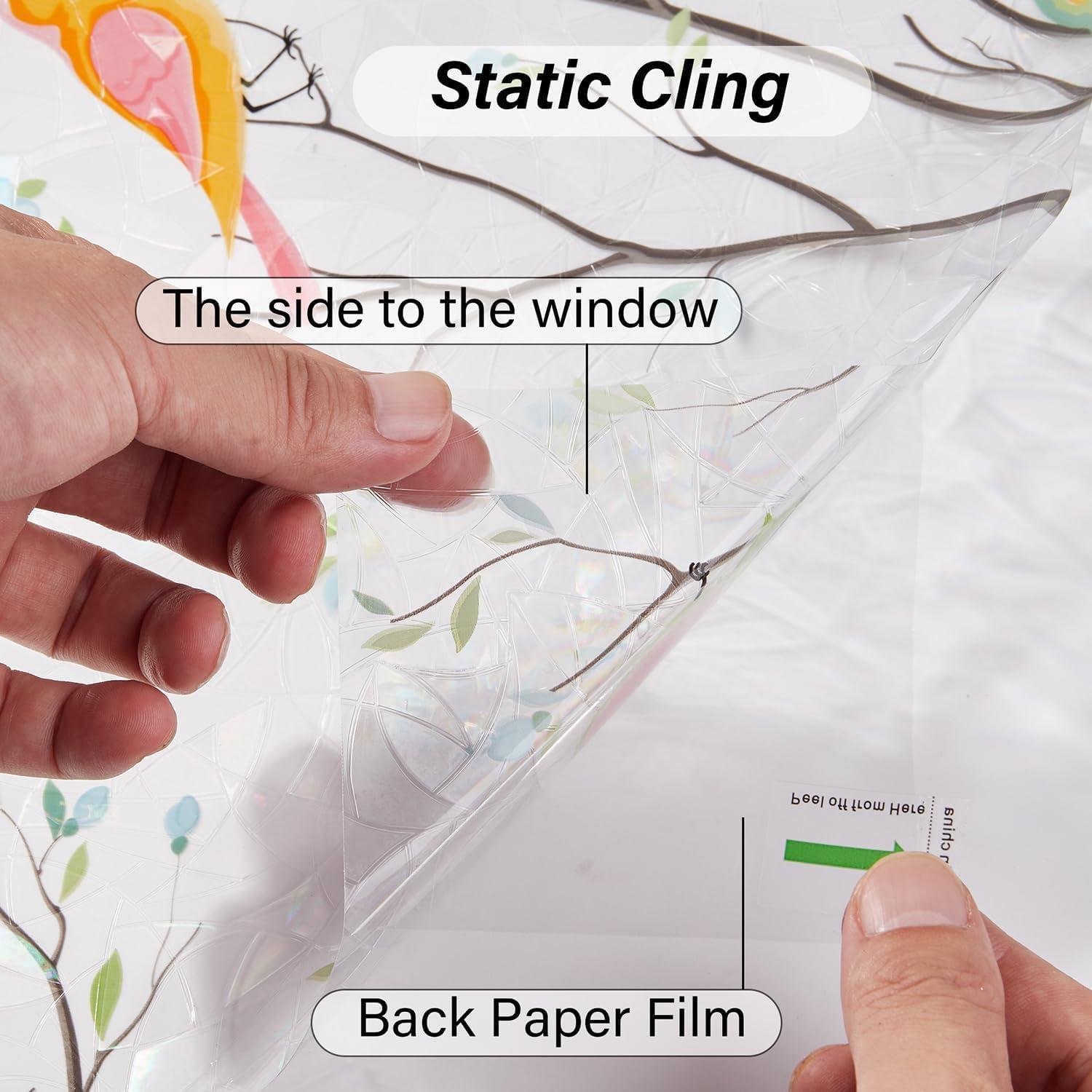 Película de Privacidad para Ventanas Maimegatt 45x100 cm Pájaro