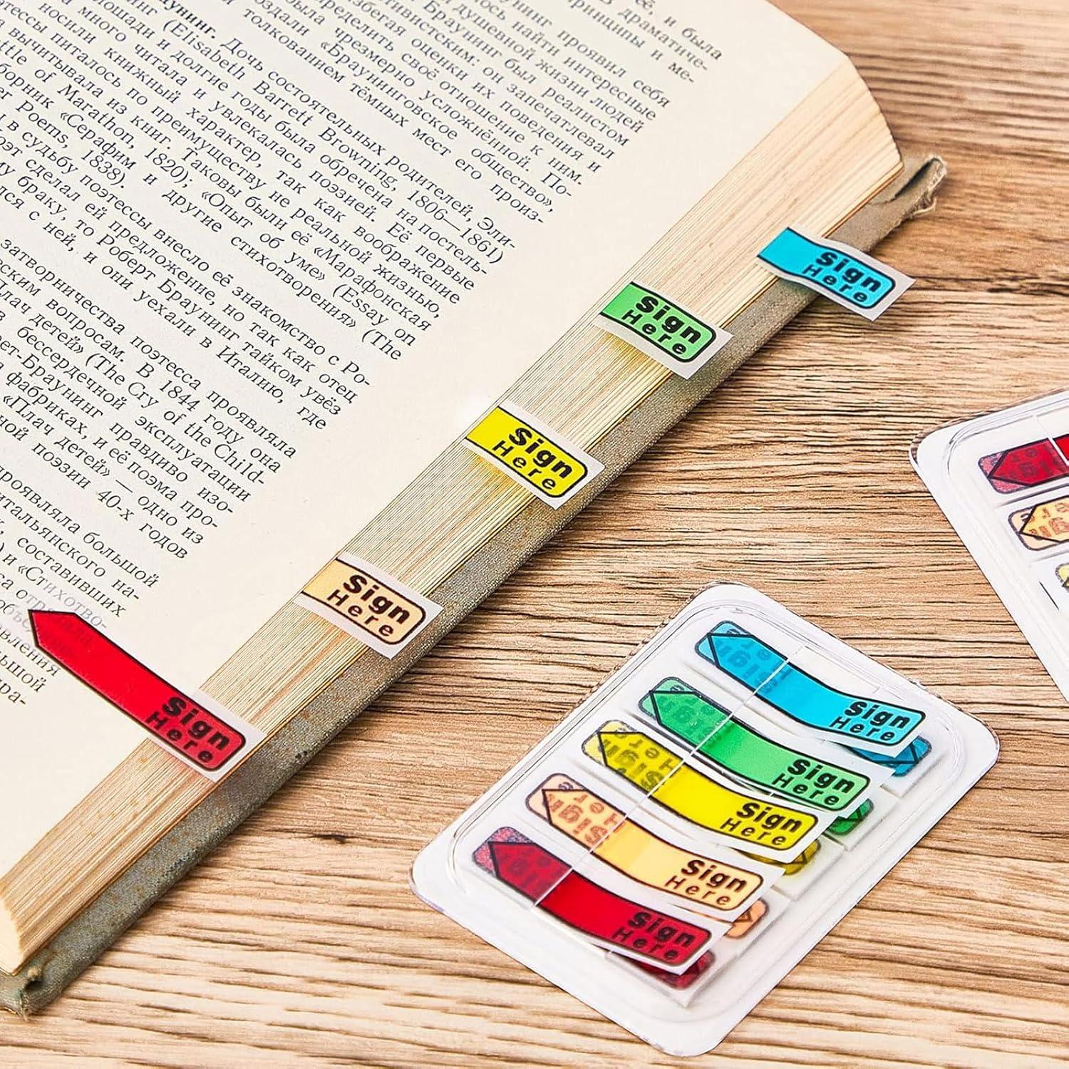 Etiquetas Adhesivas Multicolor Colarr 500 Piezas Firmar Aquí