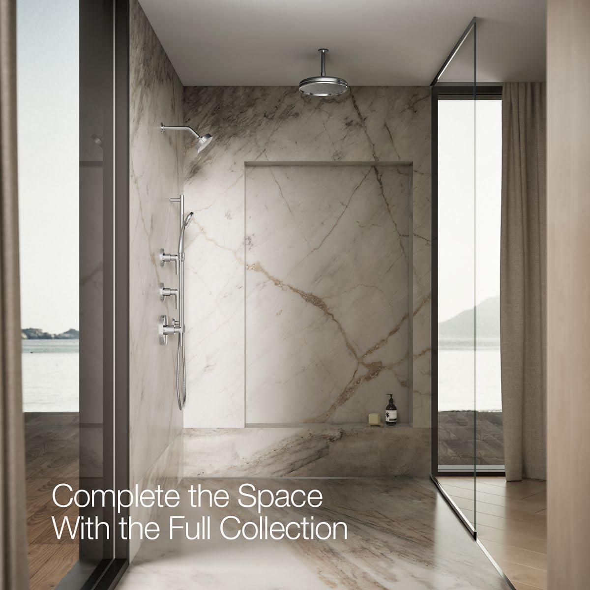 Cabezal de Ducha Kohler Awaken G110 3 Funciones Cromo Pulido