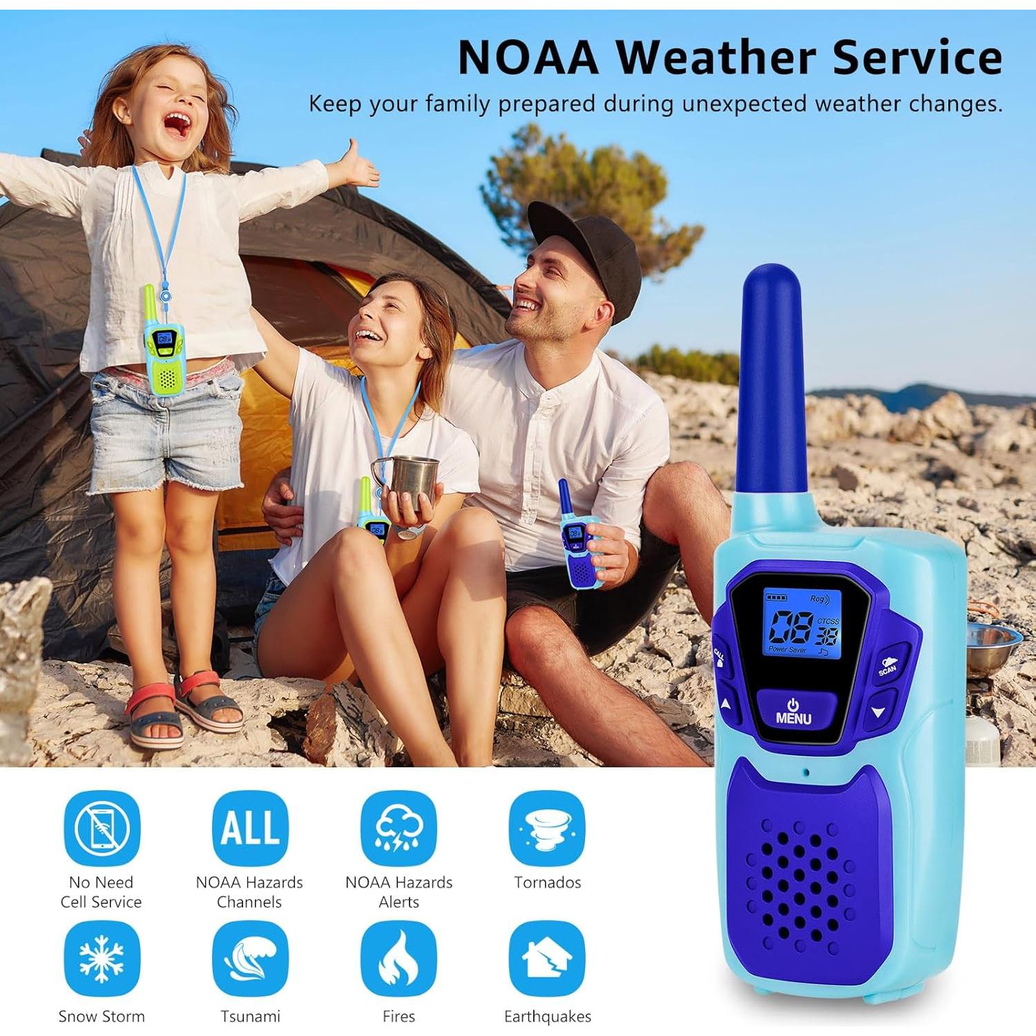 Walkie Talkies Recargables Topsung M920 para Niños y Adultos