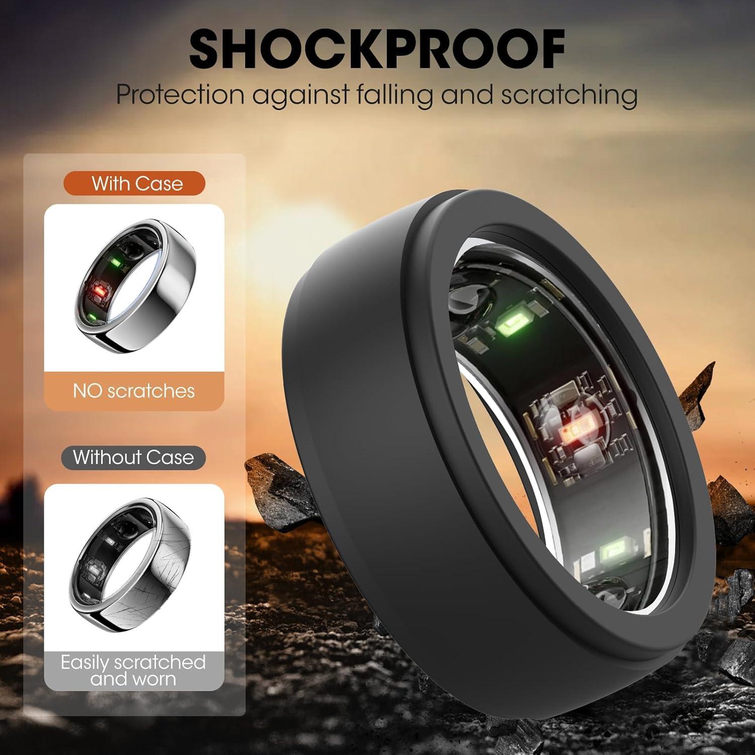 Funda Protectora Silicona FitTurn para Oura Ring Gen 4/3 - 2 Pack