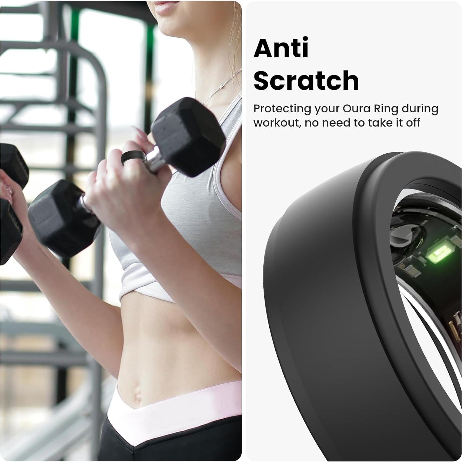 Funda Protectora Silicona FitTurn para Oura Ring Gen 4/3 - 2 Pack