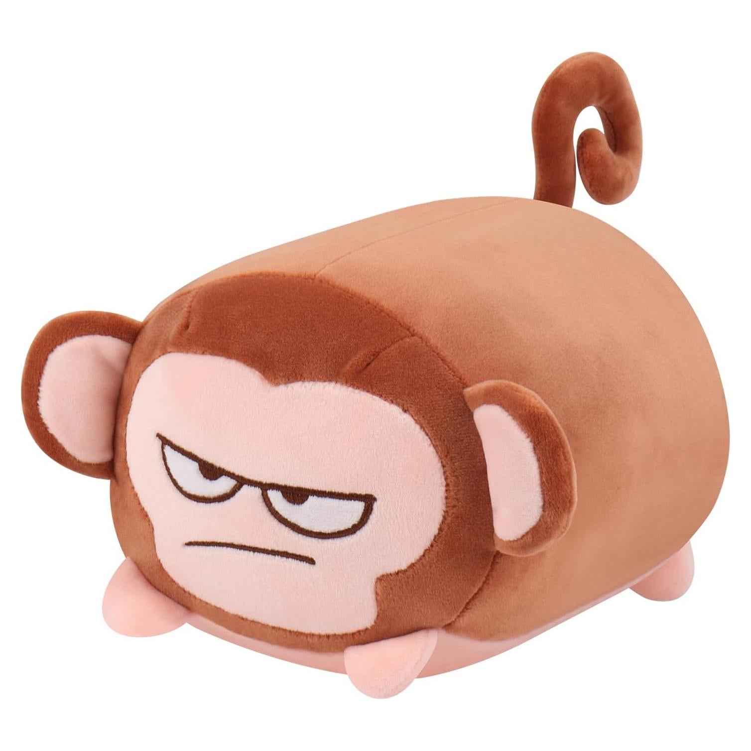 Almohada de Peluche Mono Enojado Achwishap 23 cm Marrón