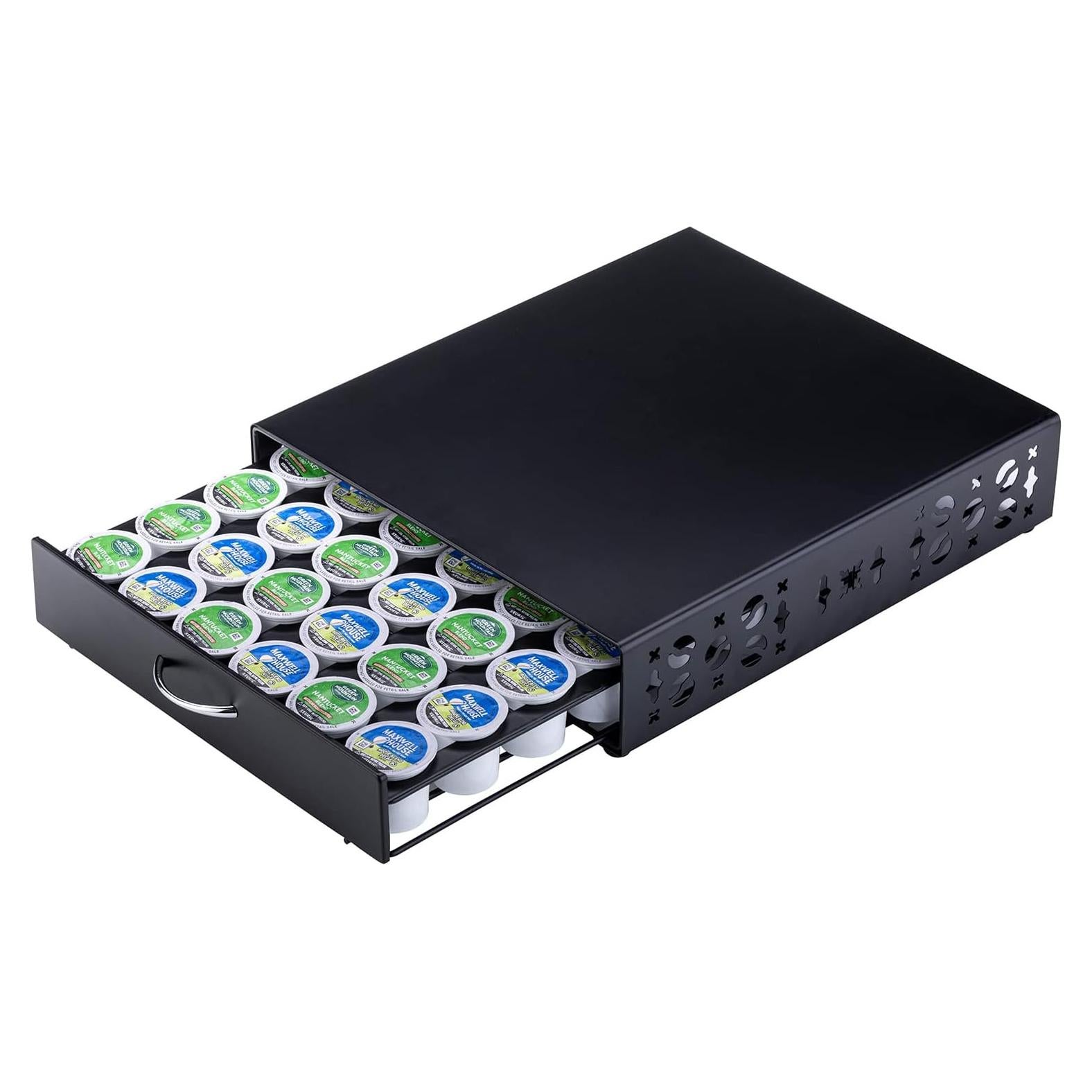 Soporte para Cápsulas K Cup Rice Rat - Almacenamiento 42 Cápsulas - Negro