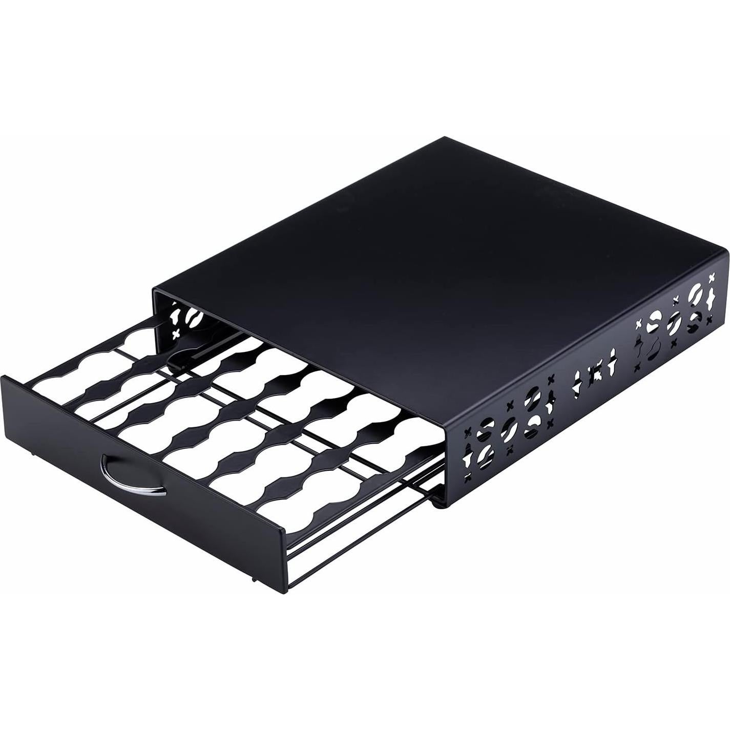 Soporte para Cápsulas K Cup Rice Rat - Almacenamiento 42 Cápsulas - Negro