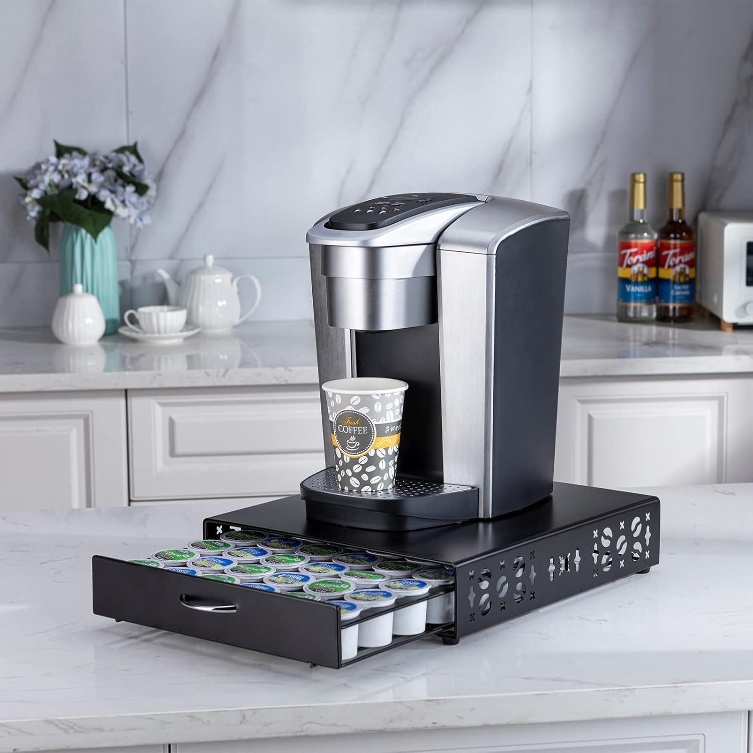 Soporte para Cápsulas K Cup Rice Rat - Almacenamiento 42 Cápsulas - Negro